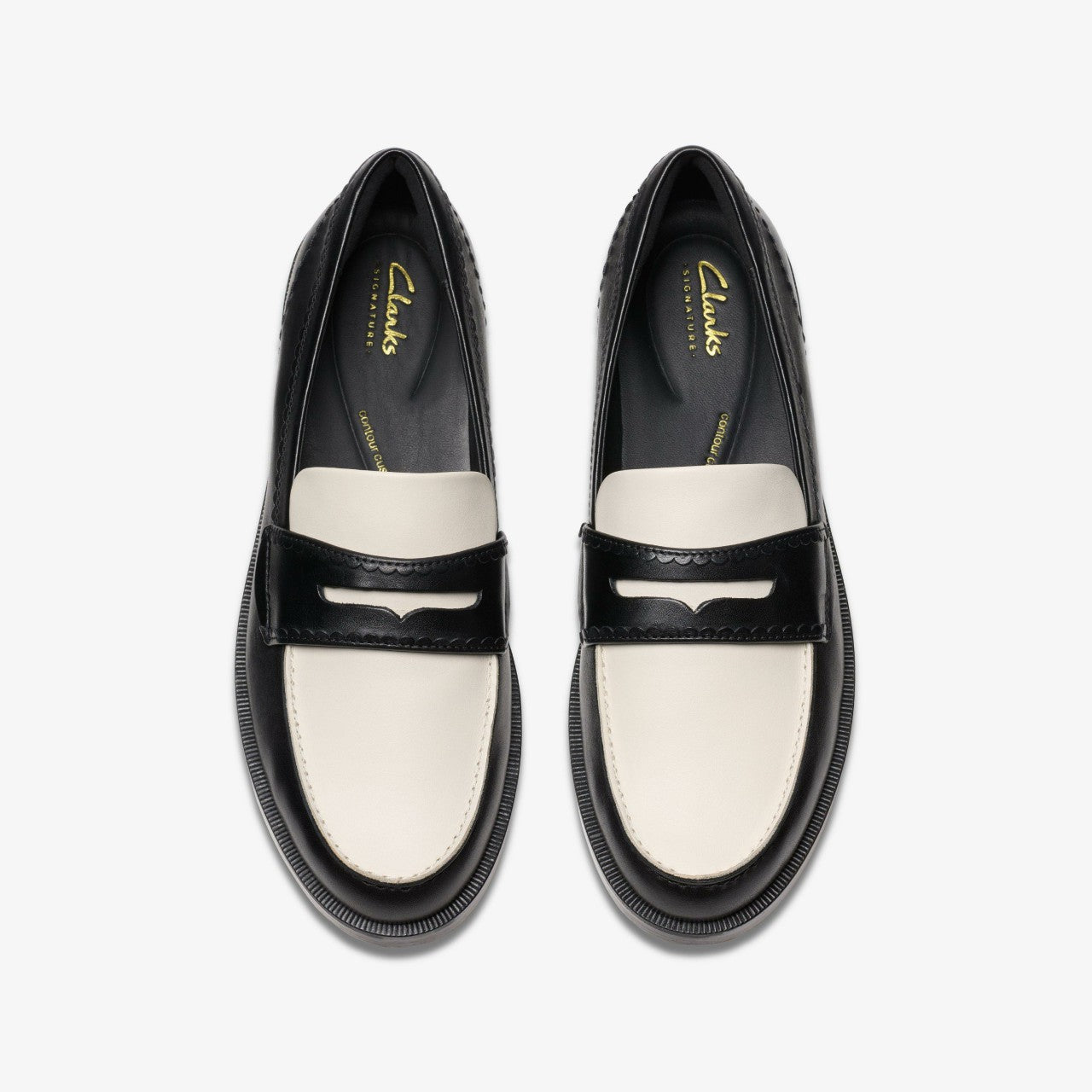 Straven Edge Black Combination Leather | Clarks discount - Women