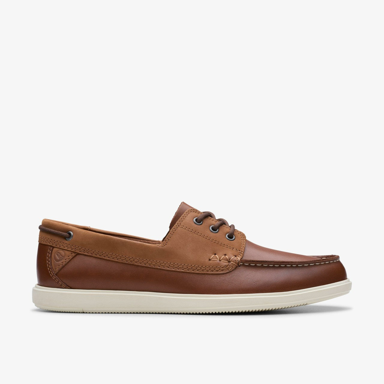 Bratton Boat Dark Tan Leather | Clarks online - Men