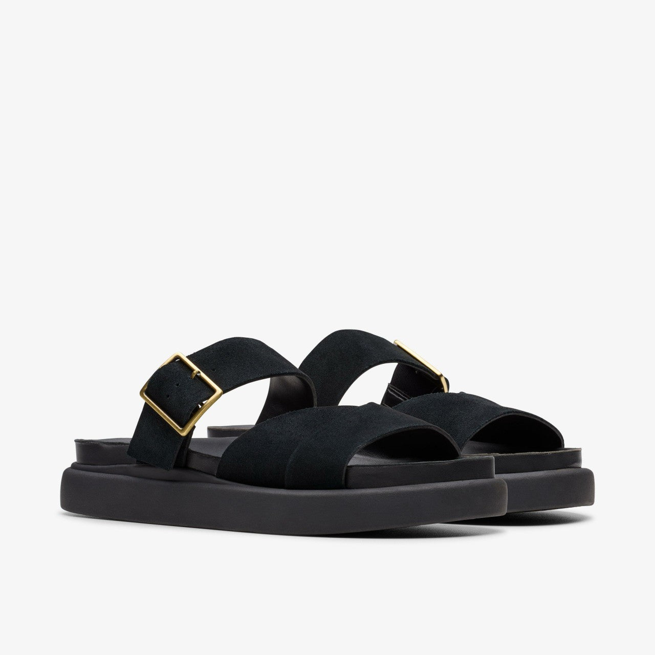 Aristella Mule Black Suede | Clarks discount - Women