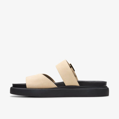 Aristella Mule Ecru Suede | Clarks online - Women