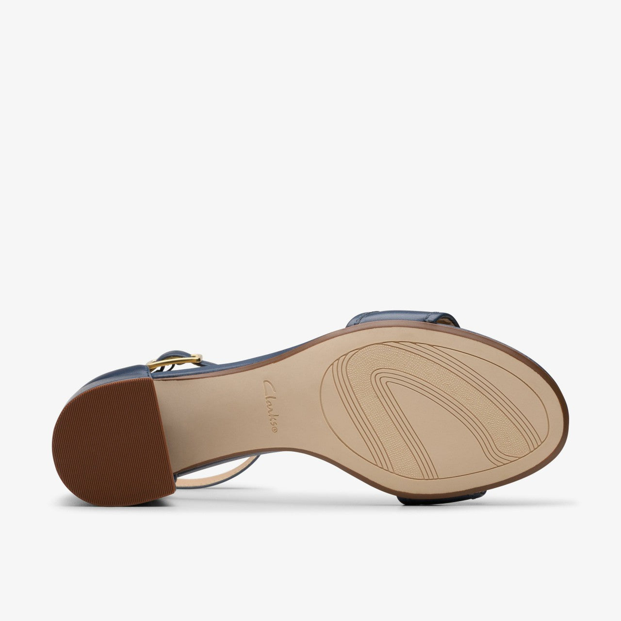 Ezoria Mae Navy Leather | Clarks outlet - Women