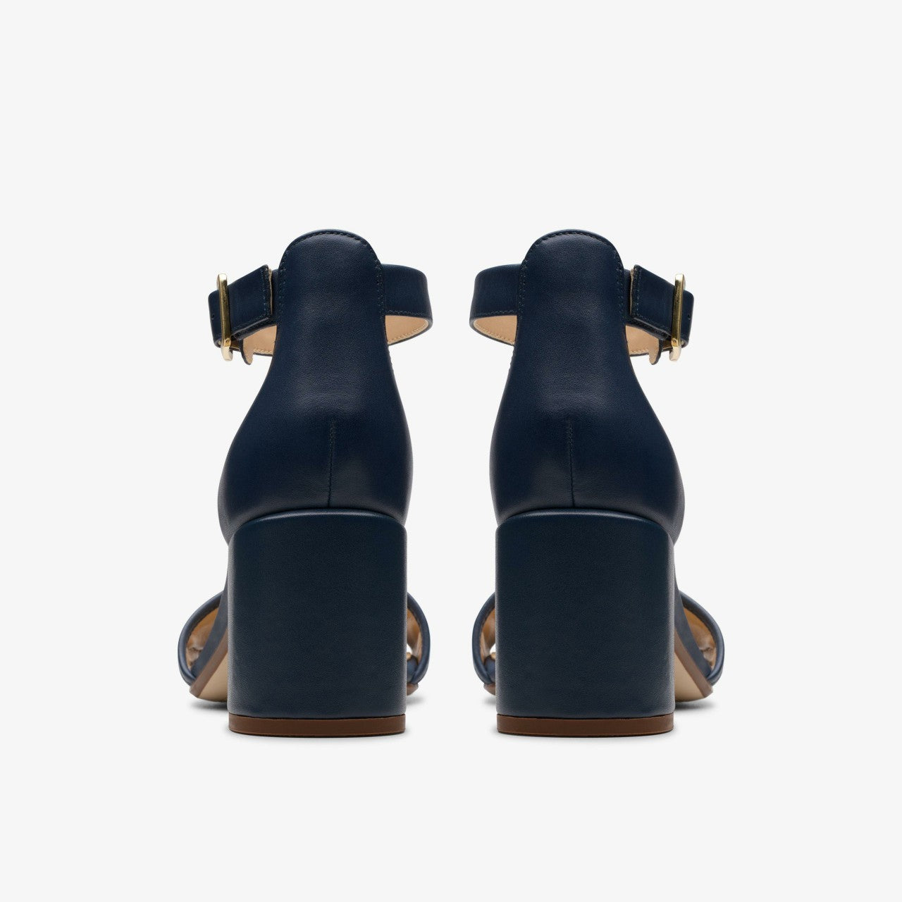 Ezoria Mae Navy Leather | Clarks outlet - Women