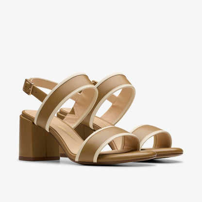 Ezoria Sling Light Tan Combination | Clarks outlet - Women