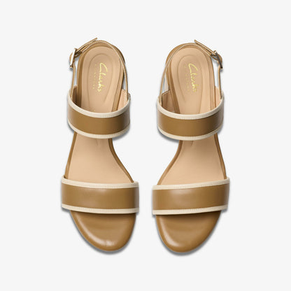 Ezoria Sling Light Tan Combination | Clarks outlet - Women