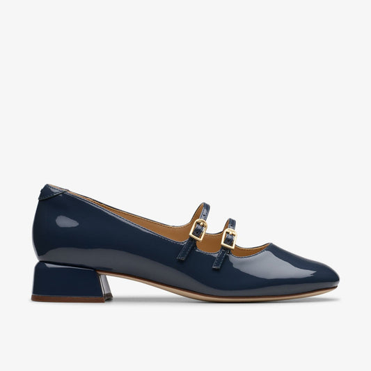 Daiss 30 Shine Navy Patent | Clarks outlet - Women