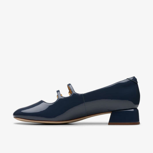Daiss 30 Shine Navy Patent | Clarks outlet - Women