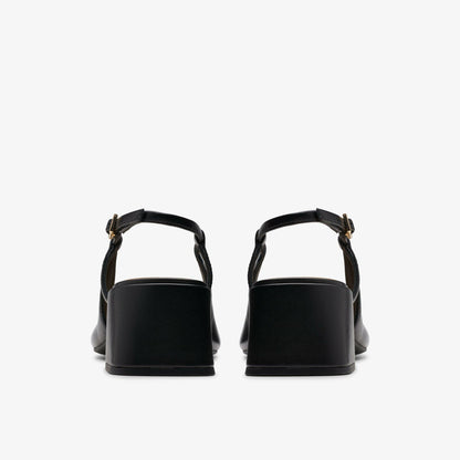 Nyta 45 Sling Black Combination Leather | Clarks online - Women