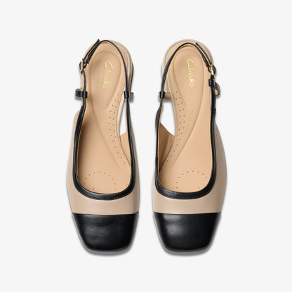Nyta 45 Sling Sand Combination Leather | Clarks discount - Women