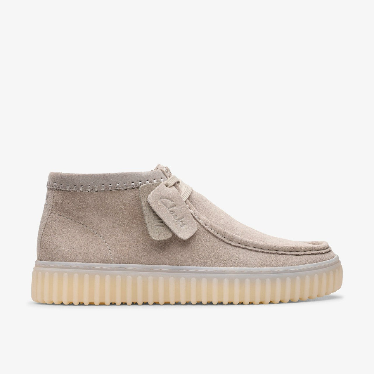 Torhill Hi Light Grey Suede | Clarks discount - Men