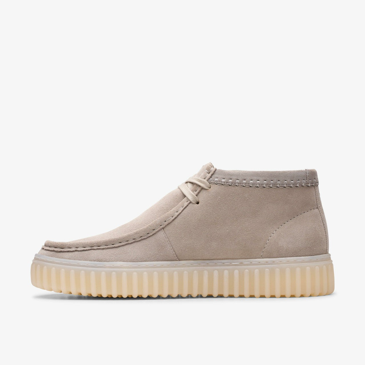 Torhill Hi Light Grey Suede | Clarks discount - Men