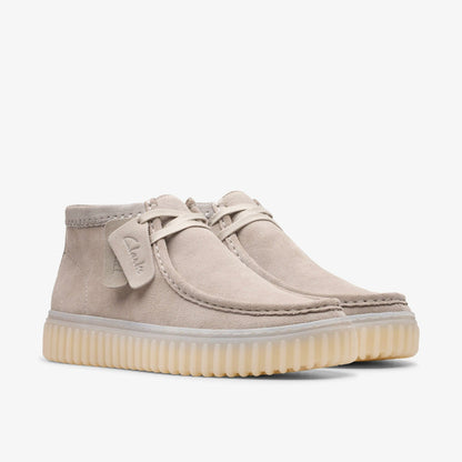 Torhill Hi Light Grey Suede | Clarks discount - Men