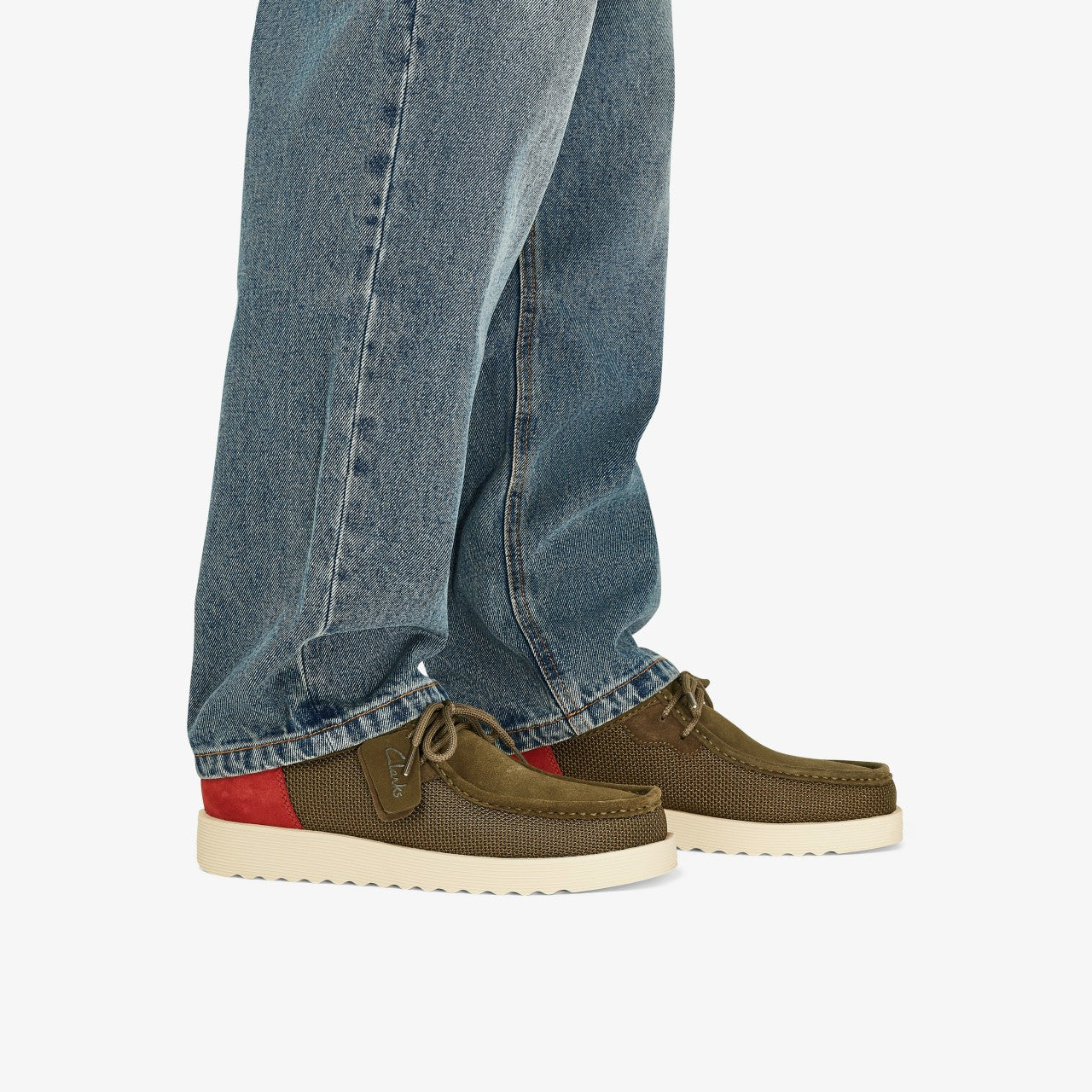 Wallabee FTR 2 Lo Olive Combination | Clarks on Sale - Men