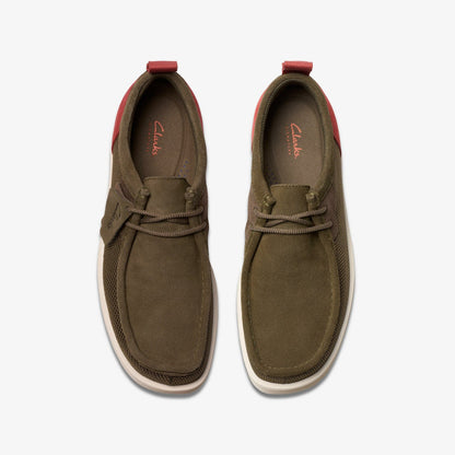 Wallabee FTR 2 Lo Olive Combination | Clarks on Sale - Men