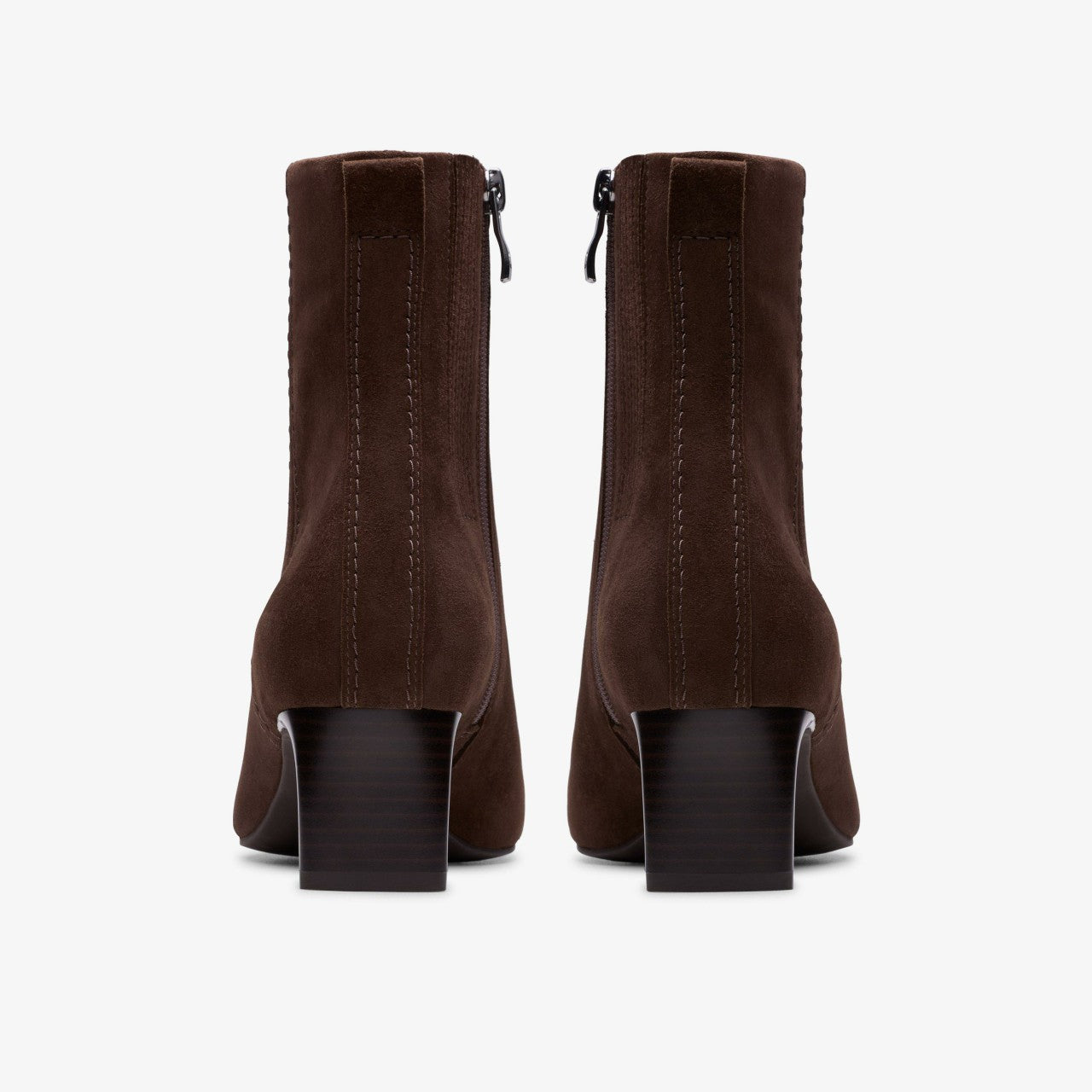 Edina Up Dark Brown Suede | Clarks online - Women