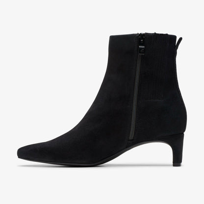 Edina Up Black Suede | Clarks discount - Women