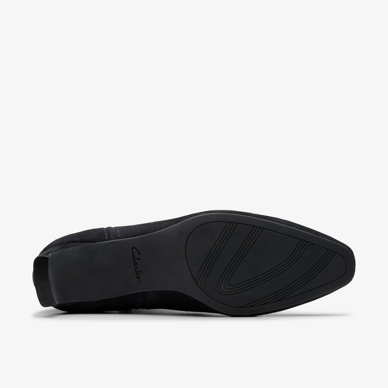 Edina Up Black Suede | Clarks discount - Women