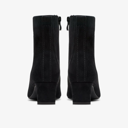 Edina Up Black Suede | Clarks discount - Women