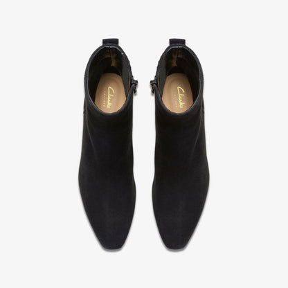 Edina Up Black Suede | Clarks discount - Women