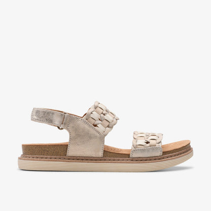 Arwell Glide Metallic Combination | Clarks outlet - Women