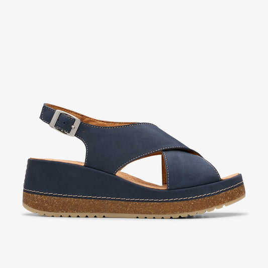Kassanda Step Navy Nubuck | Clarks outlet - Women