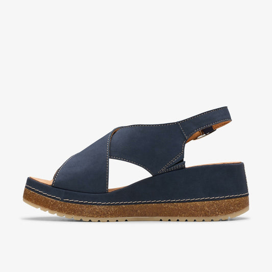 Kassanda Step Navy Nubuck | Clarks outlet - Women