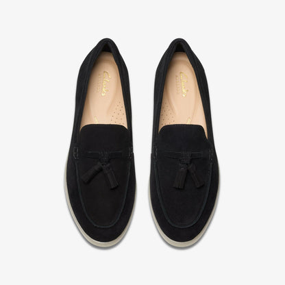 Narini Edge Black Suede | Clarks for sale - Women