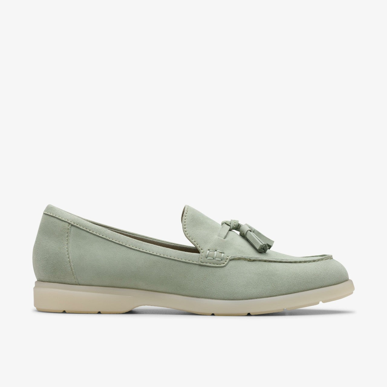Narini Edge Light Green Suede | Clarks Sale - Women