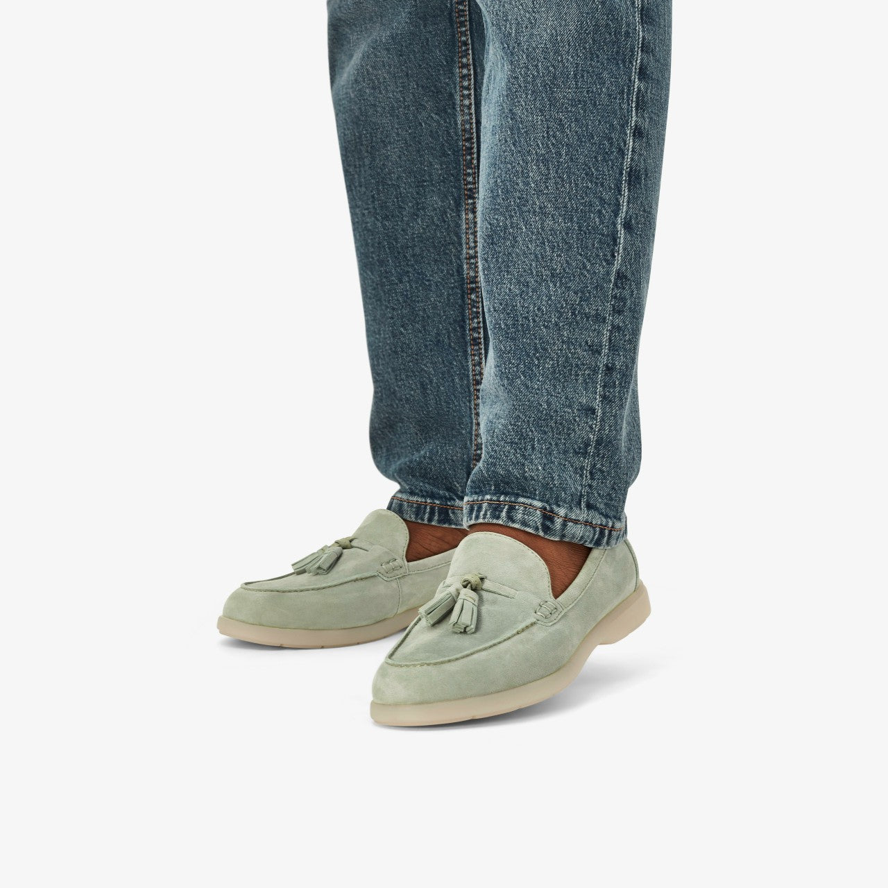 Narini Edge Light Green Suede | Clarks Sale - Women
