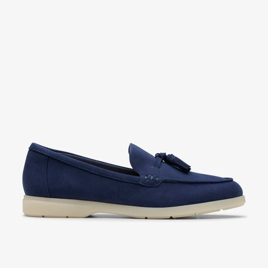 Narini Edge Navy Suede | Clarks online - Women