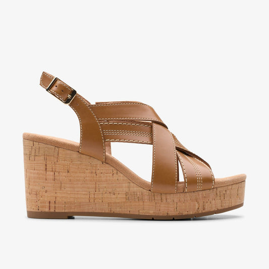 Sabina Sling Tan Leather | Clarks on Sale - Women
