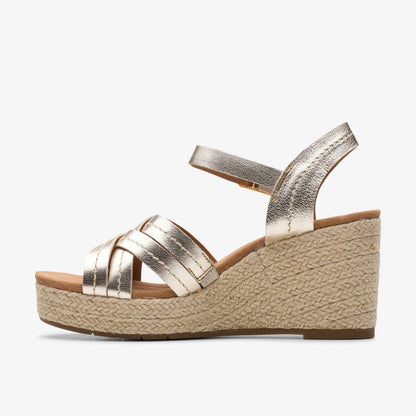 Sabina Strap Champagne | Clarks outlet - Women