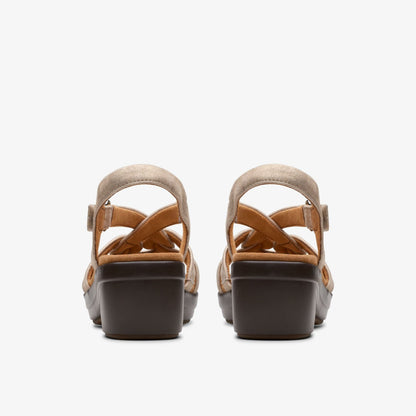 Tuleah Cross Metallic Leather | Clarks outlet - Women