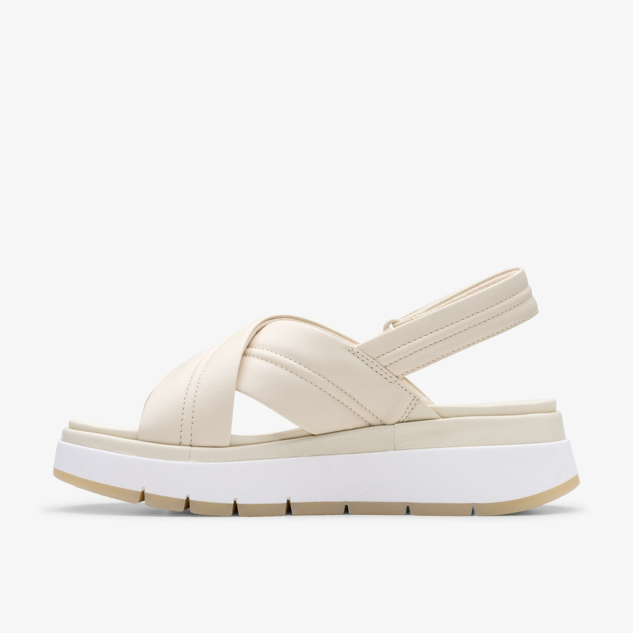 Tuscan Cross Cream Leather | Clarks on Sale - Women