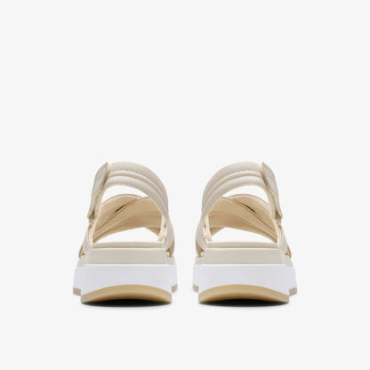 Tuscan Cross Cream Leather | Clarks on Sale - Women
