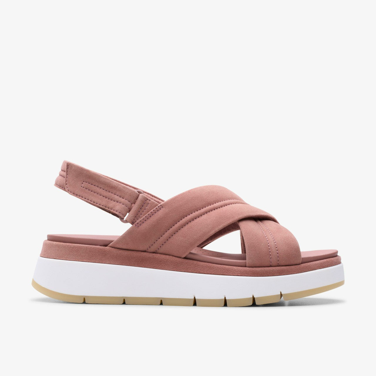 Tuscan Cross Mauve Suede | Clarks for sale - Women