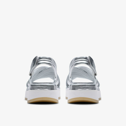 Tuscan Cross Silver Leather | Clarks online - Women