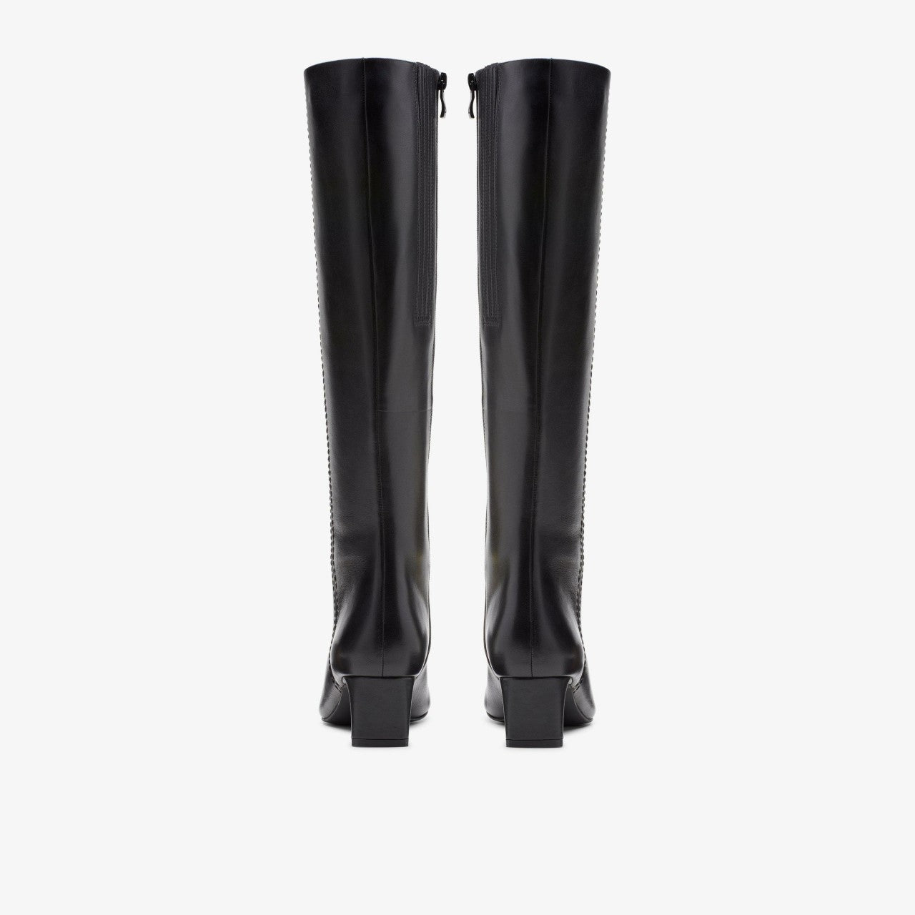 Edina Tall Black Leather | Clarks on Sale - Women