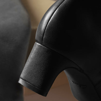 Edina Tall Black Leather | Clarks on Sale - Women