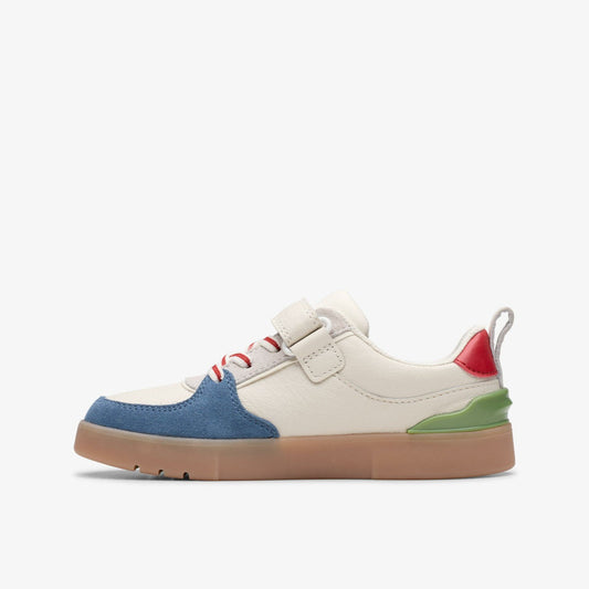Oslo Vibe Kid White / Blue | Clarks for sale - Kids