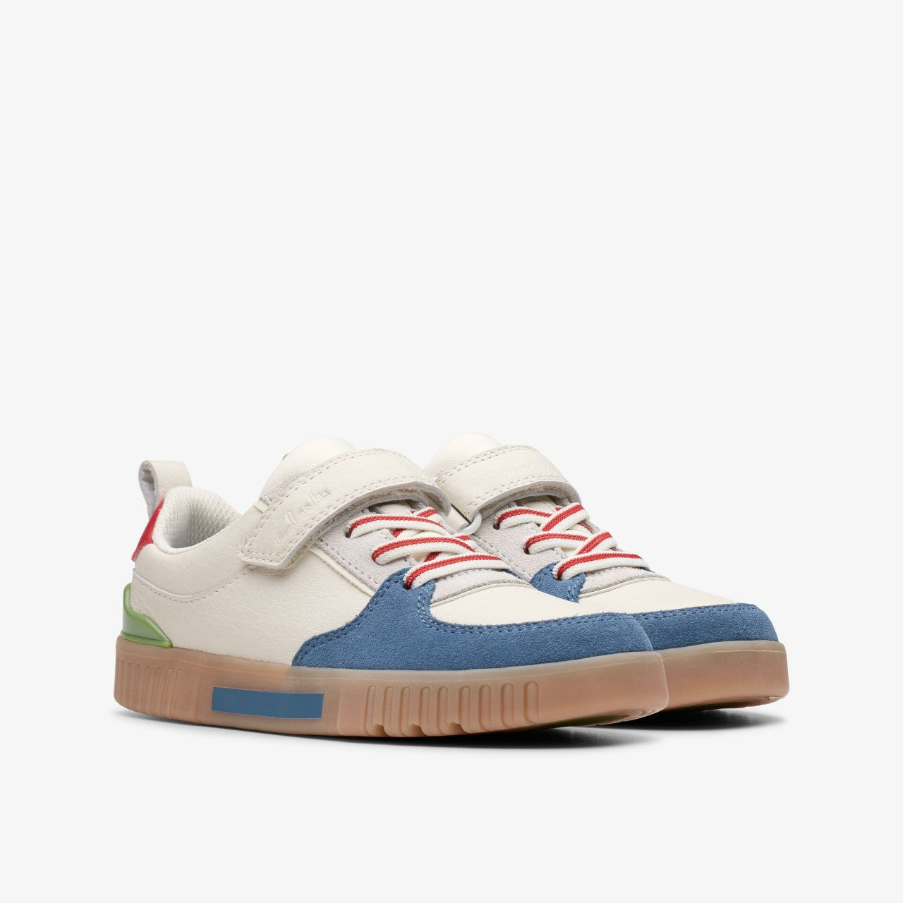 Oslo Vibe Kid White / Blue | Clarks for sale - Kids