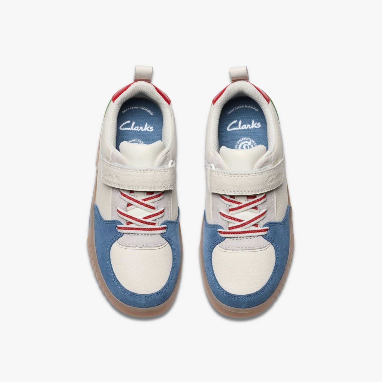 Oslo Vibe Kid White / Blue | Clarks for sale - Kids