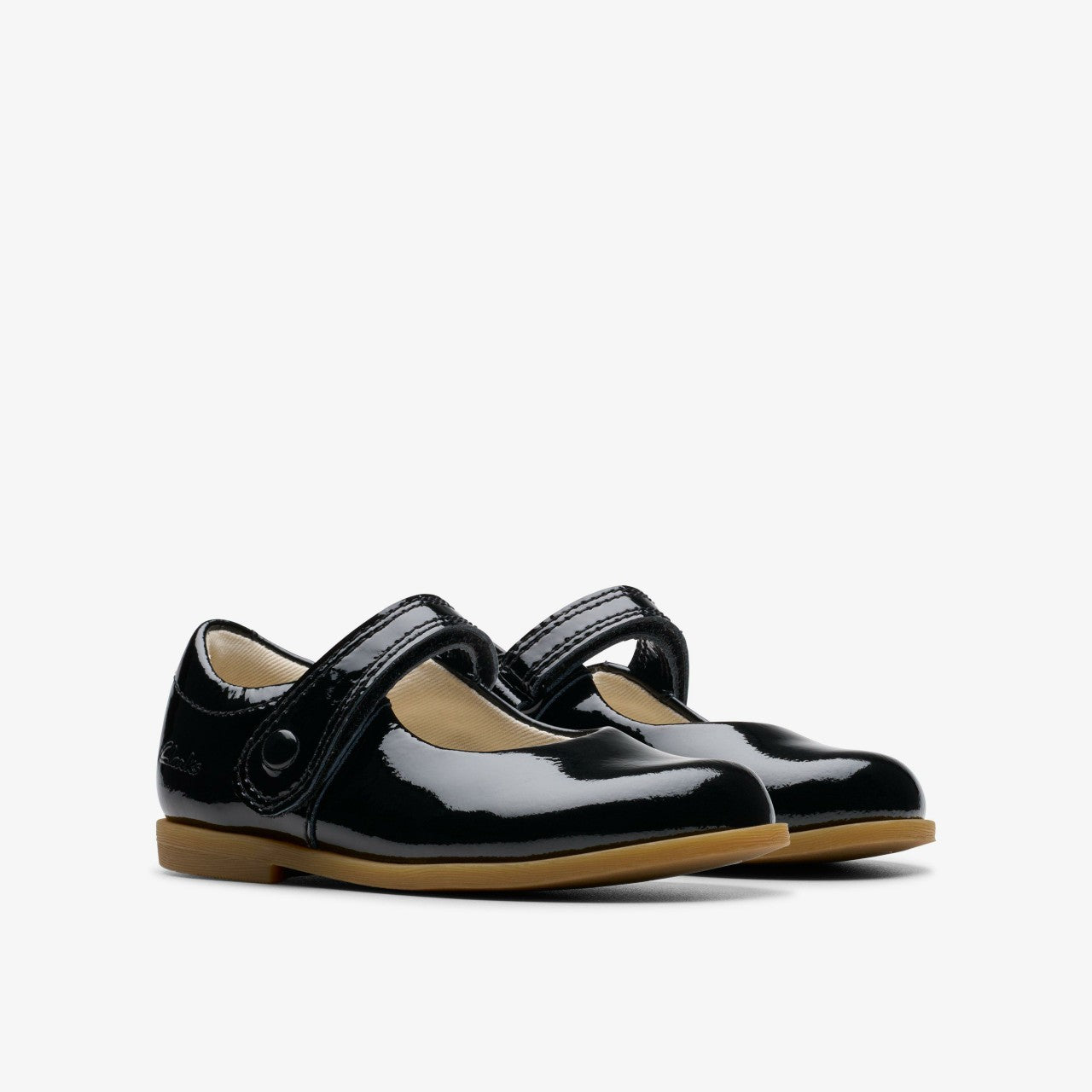 Drew Tap Toddler Black Patent | Clarks for sale - Kids