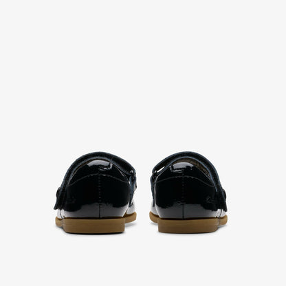Drew Tap Toddler Black Patent | Clarks for sale - Kids