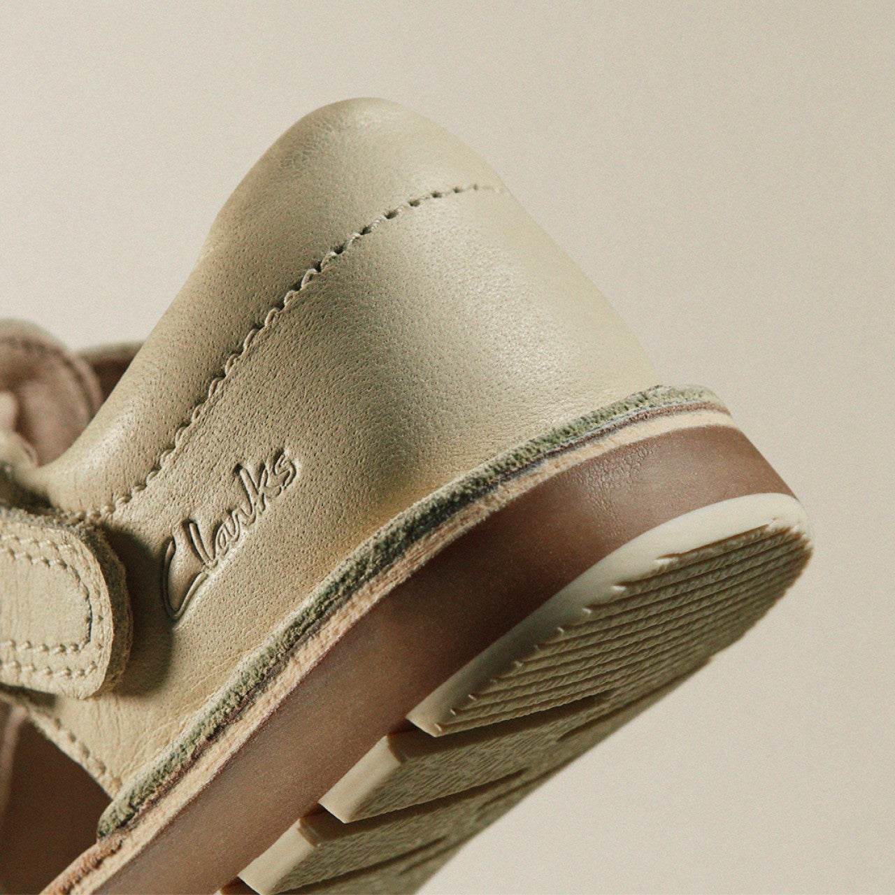 Playsun RF Toddler Off White Leather | Clarks for sale - Kids