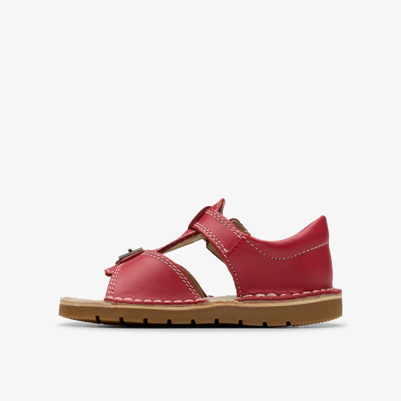 Playsun Toddler Red Leather | Clarks on Sale - Kids