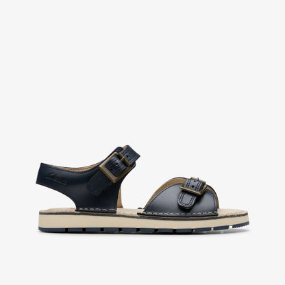 Playsun Kid Navy Leather | Clarks Sale - Kids