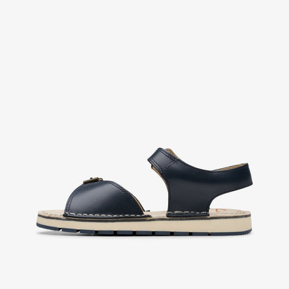 Playsun Kid Navy Leather | Clarks Sale - Kids