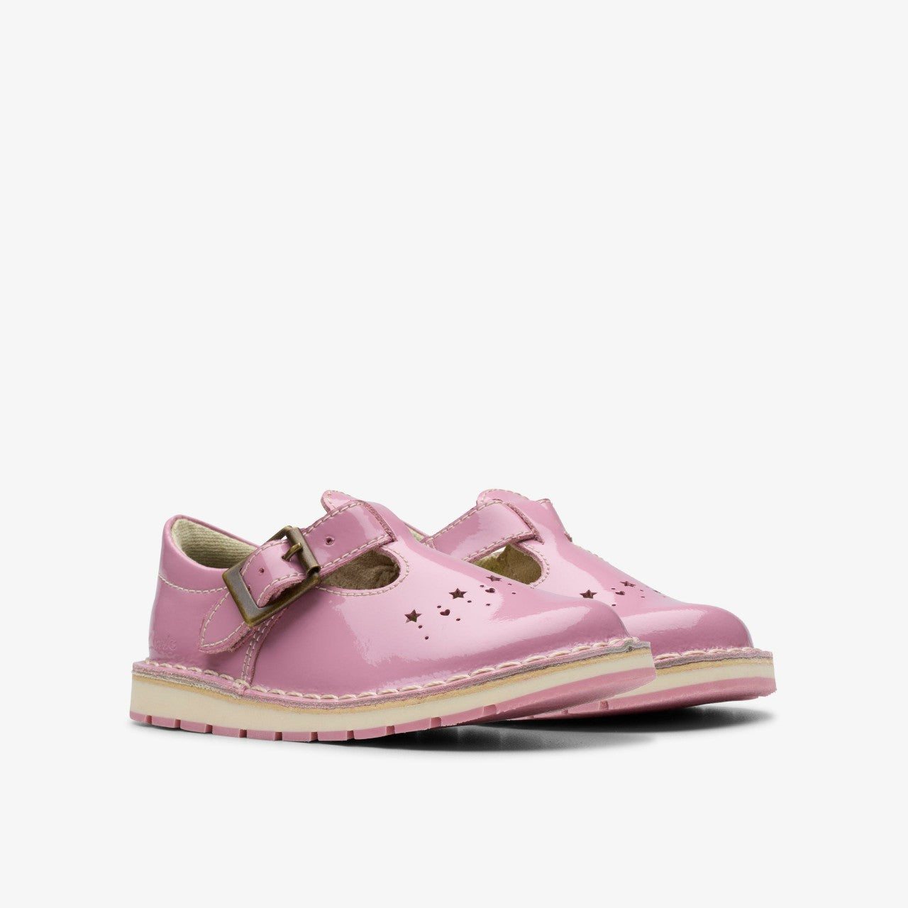 Joyful Skip Toddler Pink Patent | Clarks online - Kids