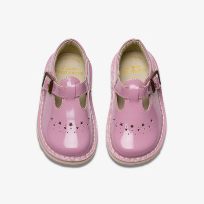 Joyful Skip Toddler Pink Patent | Clarks online - Kids