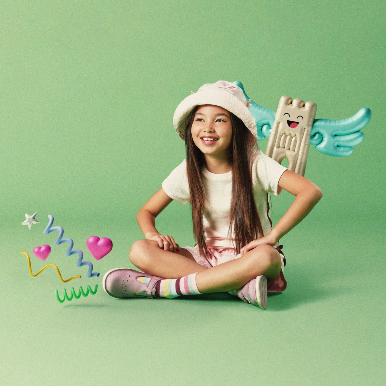Joyful Skip Kid Pink Patent | Clarks outlet - Kids